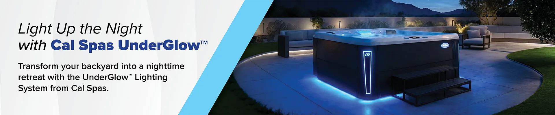 Calspas hot tub being used in a family setting - Elgin